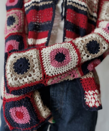 【USED】  Crochet L/S Cardigan/210825-046