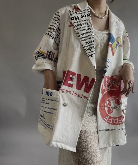 【RE;CIRCLE】RE Eco-Fri0endly Bag Double Jacket / 240516-013
