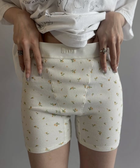 【USED】 Flower Pattern Micro Shorts /260523-023