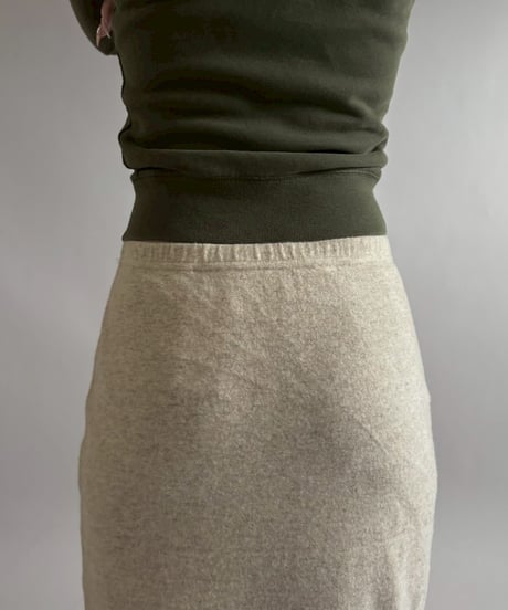 【USED】 Knit Long Skirt / 260228-023