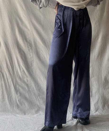 【USED】 Easy Satin Pants /210303-038