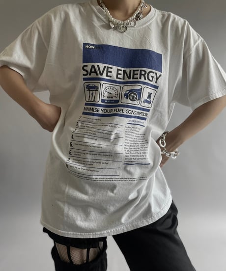 【USED】GILDAN SAVE ENERGY T-Shirt /240720-034
