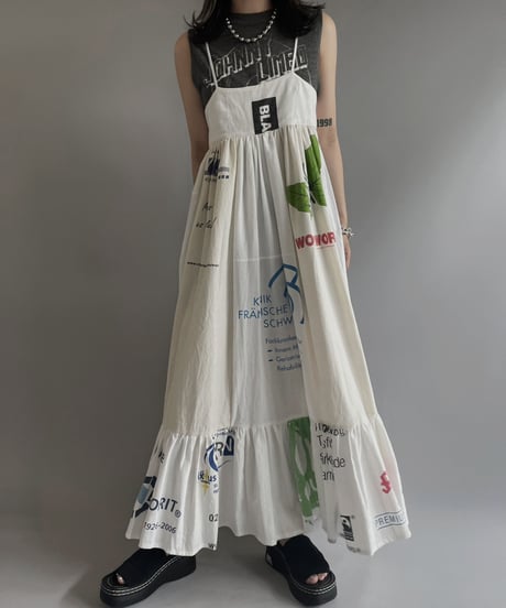 【RE;CIRCLE】RE Eco-Friendly Bag Camisole Long One-piece / 230622-002