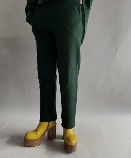 【USED】 Fruit Of The Loom Sweat Pants Green / 221210-026