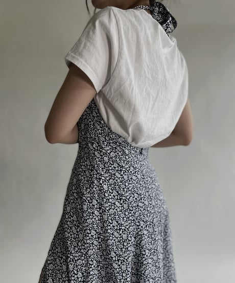 【USED】 Flower printed Sleeveless One-piece / 220604-027