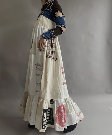 【RE;CIRCLE】RE Eco-Friendly Bag Camisole Long One-piece / 230327-008