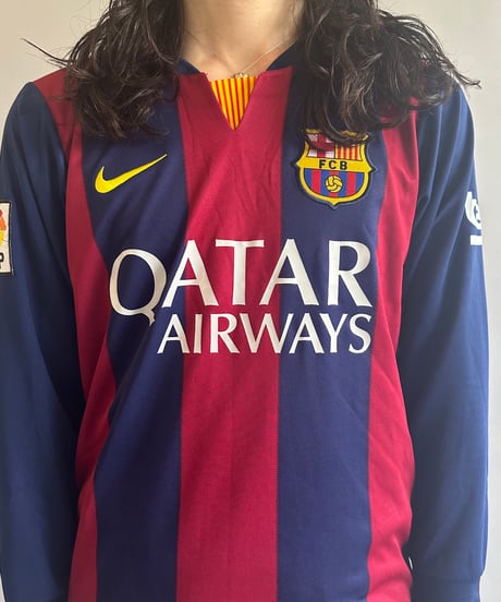 【USED 】Nike FC BARCELONA Soccer Shirt /240603-035