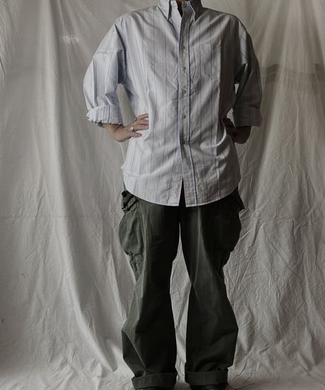 【USED】 Brooks Brothers L/S Strip Shirt④/210624-007