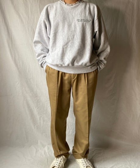 【USED】   Champion Reverse Weave Sweat BUILDING CONTRACTORS/210516-023