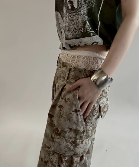 【USED】 Cutoff Military Shorts / 250621-011