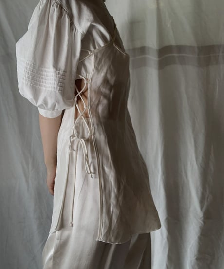【USED】 Lace Up Camisole Top/210714-027