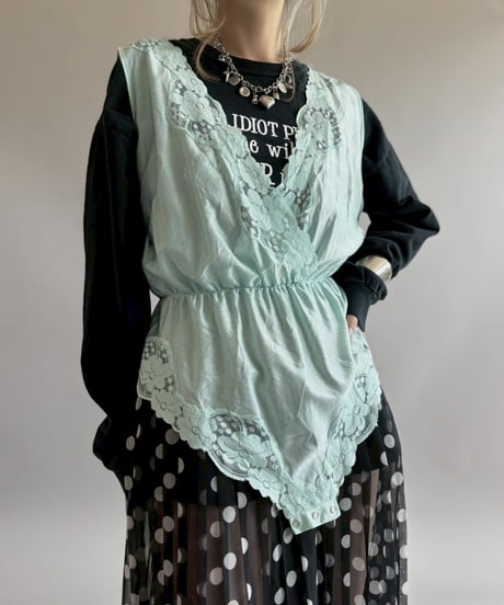 【USED】 Lace Design N/S Leotard / 260418-004