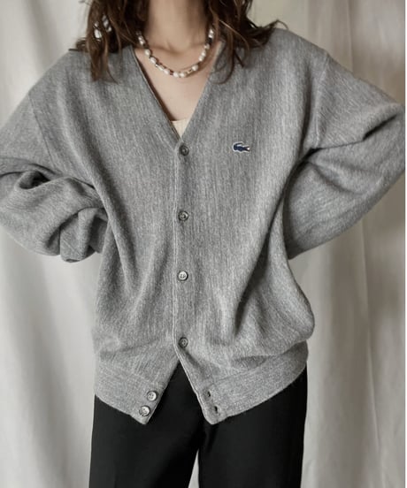 【USED】   LACOSTE Knit Cardigan 13/211126-021