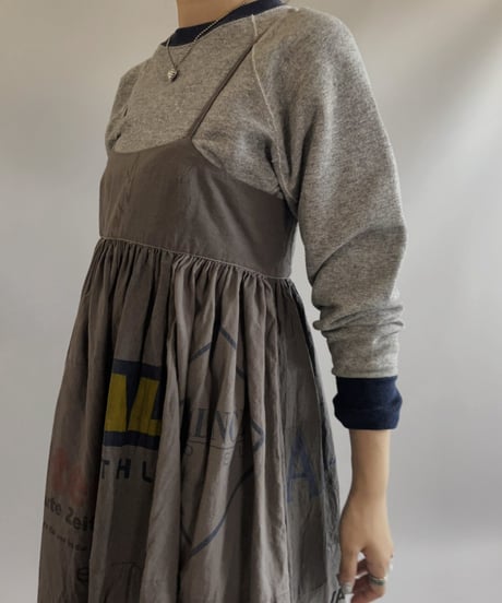 【RE;CIRCLE】RE Eco-Friendly Bag Camisole Long One-piece Gray / 2300828-021