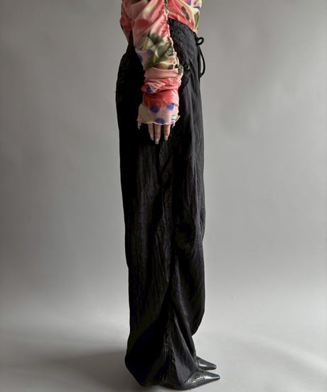 【USED】  Design nylon Pants / 250920-028