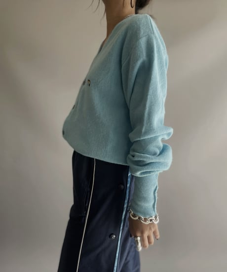 【USED】 Made in USA Arnold Palmer Acrylic Cardigan/ 231125-009
