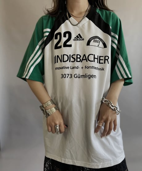 【USED】    adidas S/S Raglan Game Shirt / 230610-009