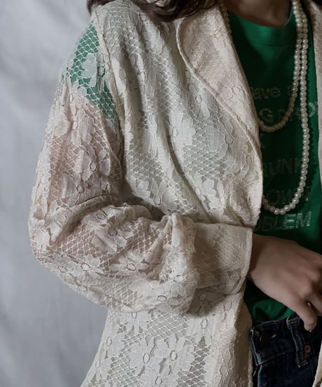 【USED】 L/S Lace Shirt /210303-018