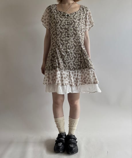 【USED】 Flower pattern One-Piece / 250816-015