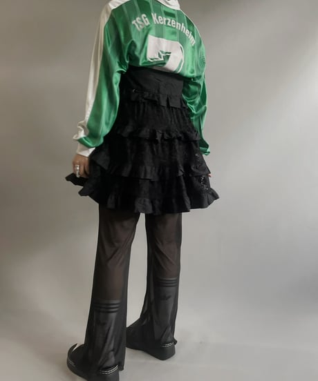 【USED】 Lace Tiered mini Skirt /230902-013