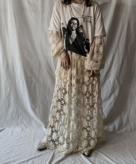 【RE;CIRCLE】 RE Crochet Lace Dress②/210421-002