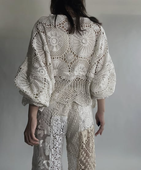 【RE;CIRCLE】 RE Crochet Top / 220623-011