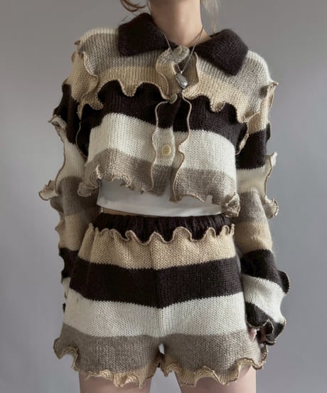 【RE;CIRCLE】 RE Mellow Mohair Knit Set up/ 251127-002