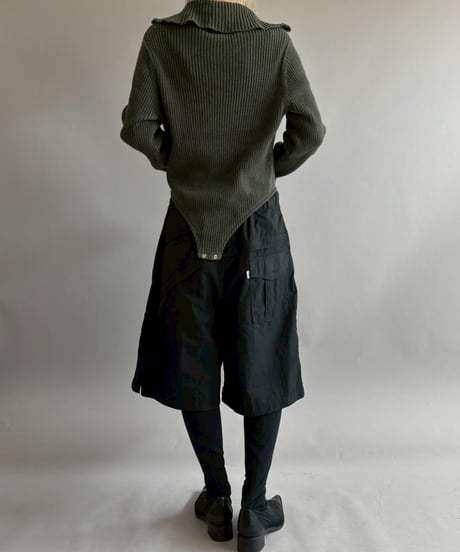 【RE;CIRCLE】 RE Rib Knit Leotard Top / 260416-015