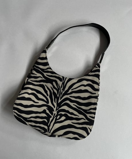 【USED】 INC Zebra Patterned Hand Bag/ 241007-015