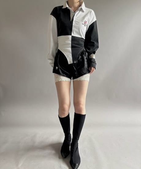 【RE;CIRCLE】 RE Leotard Rugger Shirt/ 260430-009