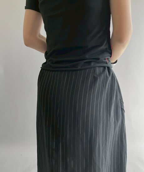 【USED】 Stripe Design Skirt /251014-014