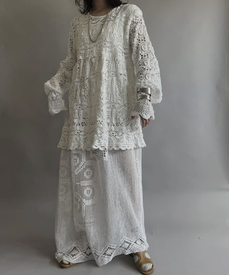 【RE;CIRCLE】 RE Crochet Lace One-piece / 230504-002
