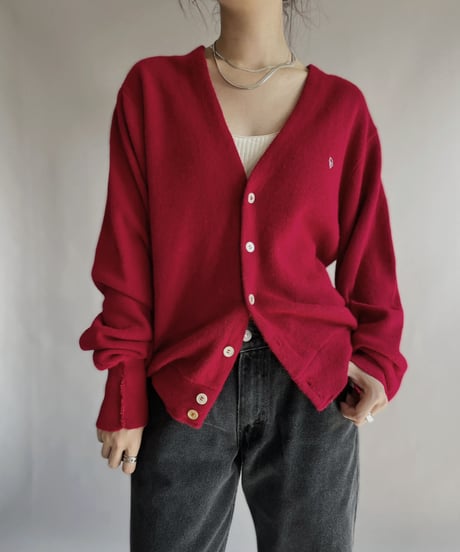 【USED】  Christian Dior Acrylic Knit Cardigan / 221119-027