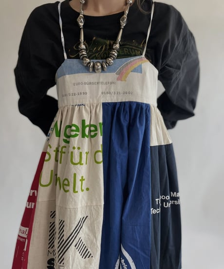 【RE;CIRCLE】 RE Eco-Friendly Bag Camisole One-piece / 220825-034