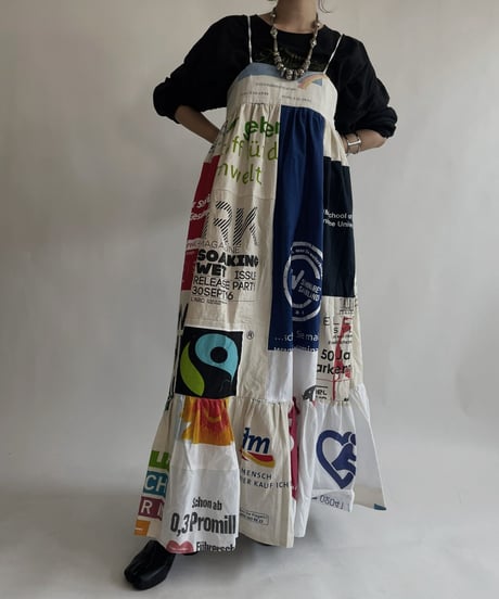 【RE;CIRCLE】 RE Eco-Friendly Bag Camisole One-piece / 220825-034