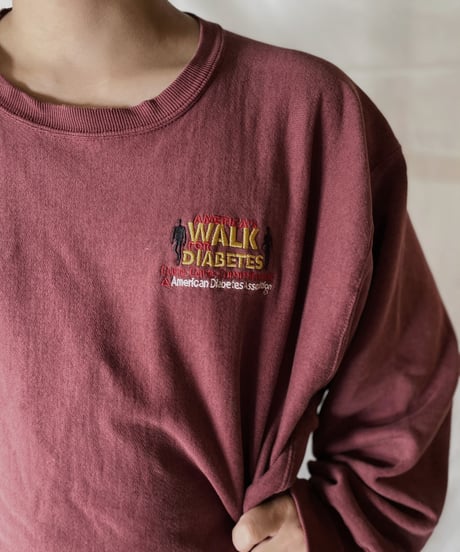 【USED】  Champion Reverse Weave Sweat WALK FOR DIABETES/210902-030