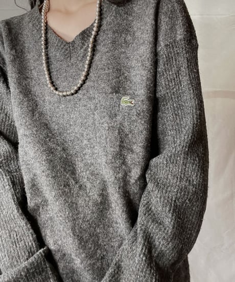 【USED】 LACOSTE Acrylic Knit ⑧ / 220111-019