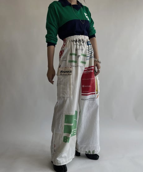 【RE;CIRCLE】 RE Eco-Friendly Bag Draw Cord Pants / 220825-020