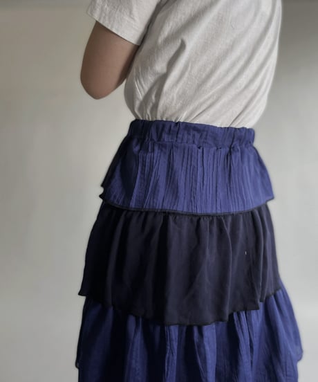 【RE;CIRCLE】 RE Indian Cotton Skirt / 220503-005