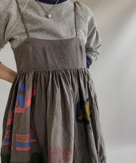 【RE;CIRCLE】RE Eco-Friendly Bag Camisole Long One-piece Gray / 2300828-021