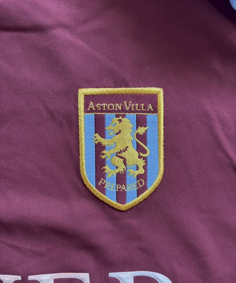 USED】 03~04's Diadora Aston Villa Soccer Shirt