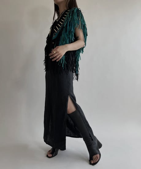 【USED】 Fringe Vest / 220430-025