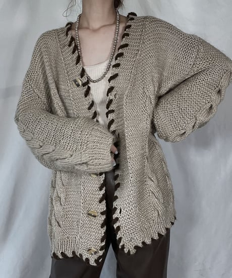 【USED】    Knit Cardigan/211216-037