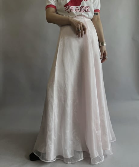 【USED】 Sheer Long Skirt / 230603-029