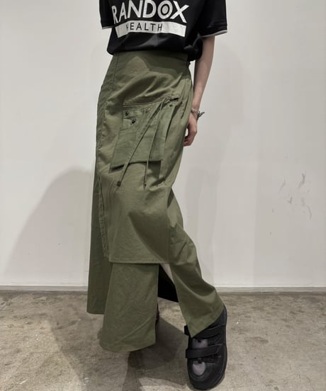 【RE;CIRCLE】 RE ARMY Flap Skirt/ 250703-003