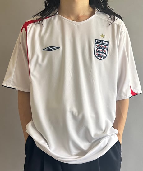 【USED 】UMBRO ENGLAND Soccer Shirt /240603-049