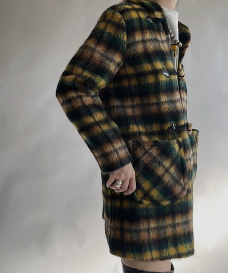 【USED】 Plaid Duffel Coat / 240101-033