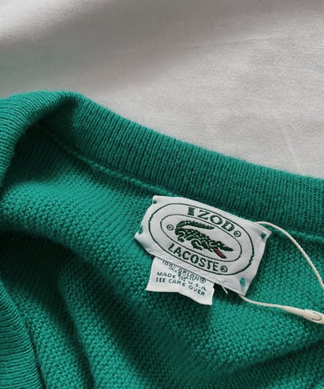 【USED】   LACOSTE Knit Top⑧/211126-024