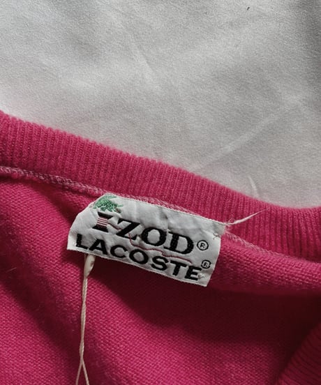 【USED】   LACOSTE Knit Top⑩/211126-026