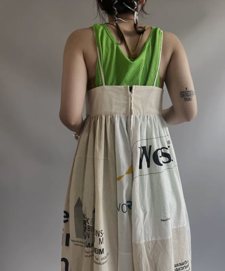 【RE;CIRCLE】RE Eco-Friendly Bag Camisole Long One-piece / 230727-020